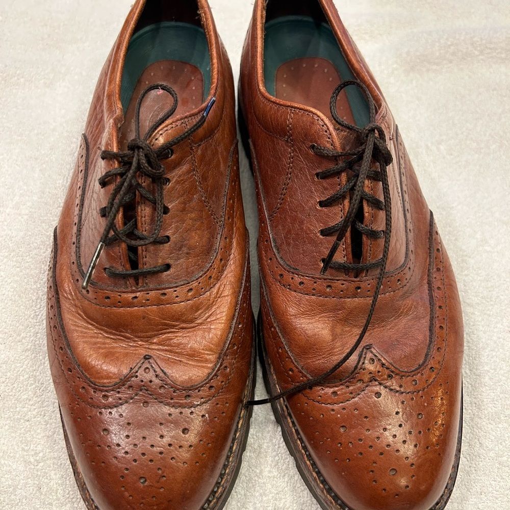 Men's Brown Leather Brogue Oxfords